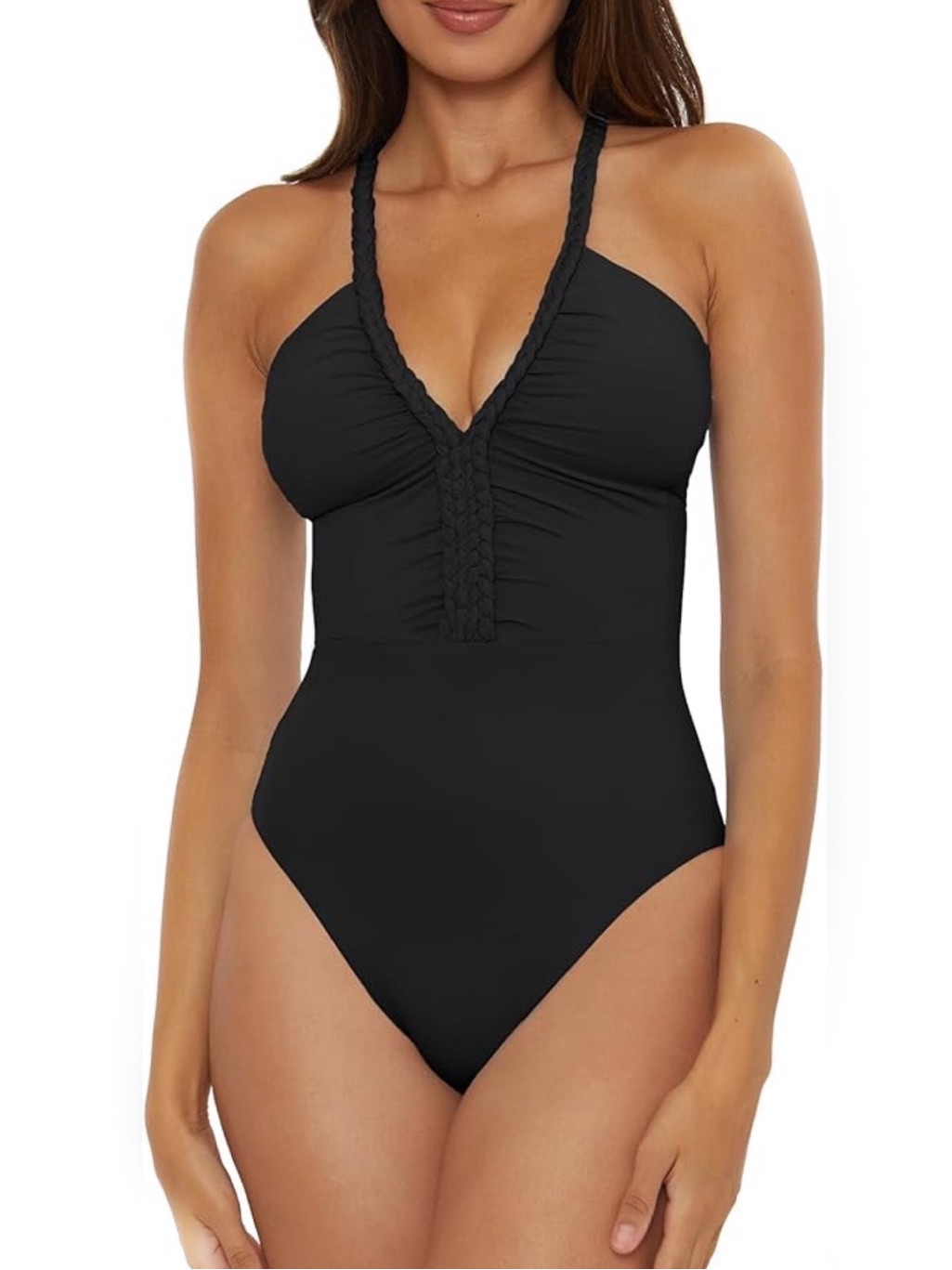 Soluna Swim Lake Side Braided Maillot One Piece Swimsuit! Retail $160.